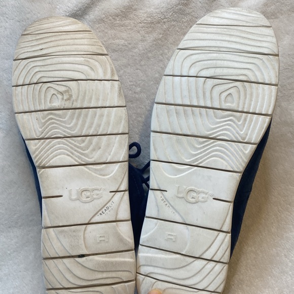 Ugg Freamon navy suede chukka lace up sneaker boot Sz 12 - Picture 5 of 11